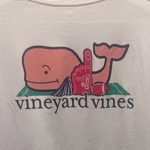 Vineyard Vines Women’s Football Cheerleader Gameday Cheer Long sleeve Tee Small